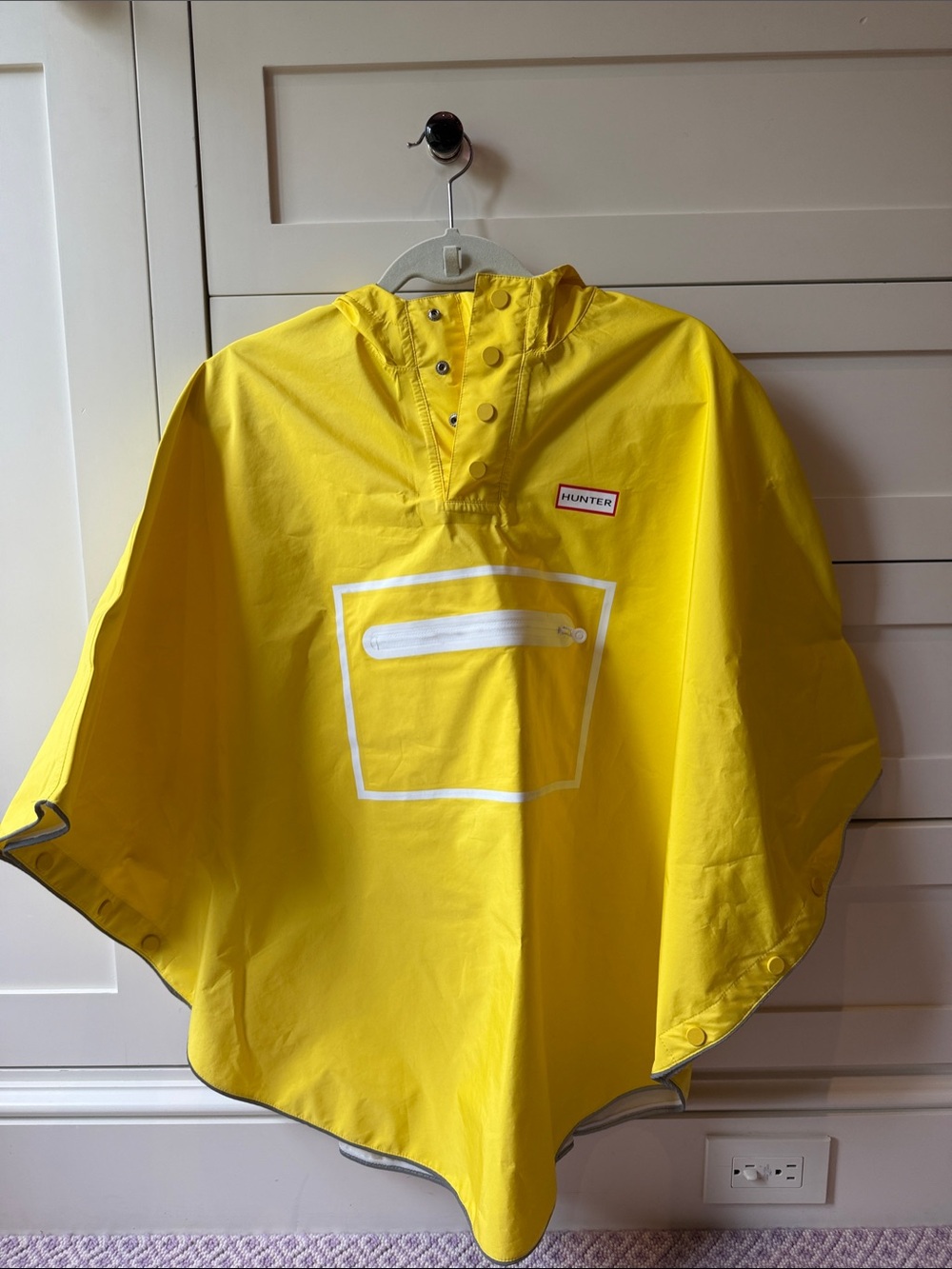 Hunter for Target Yellow Kids Rain Poncho with White Trim